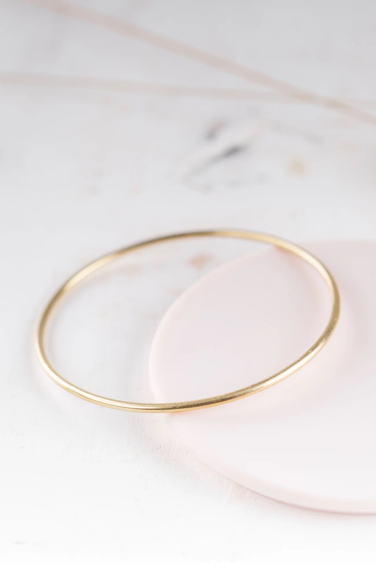 Minimal O | Brass Bangle