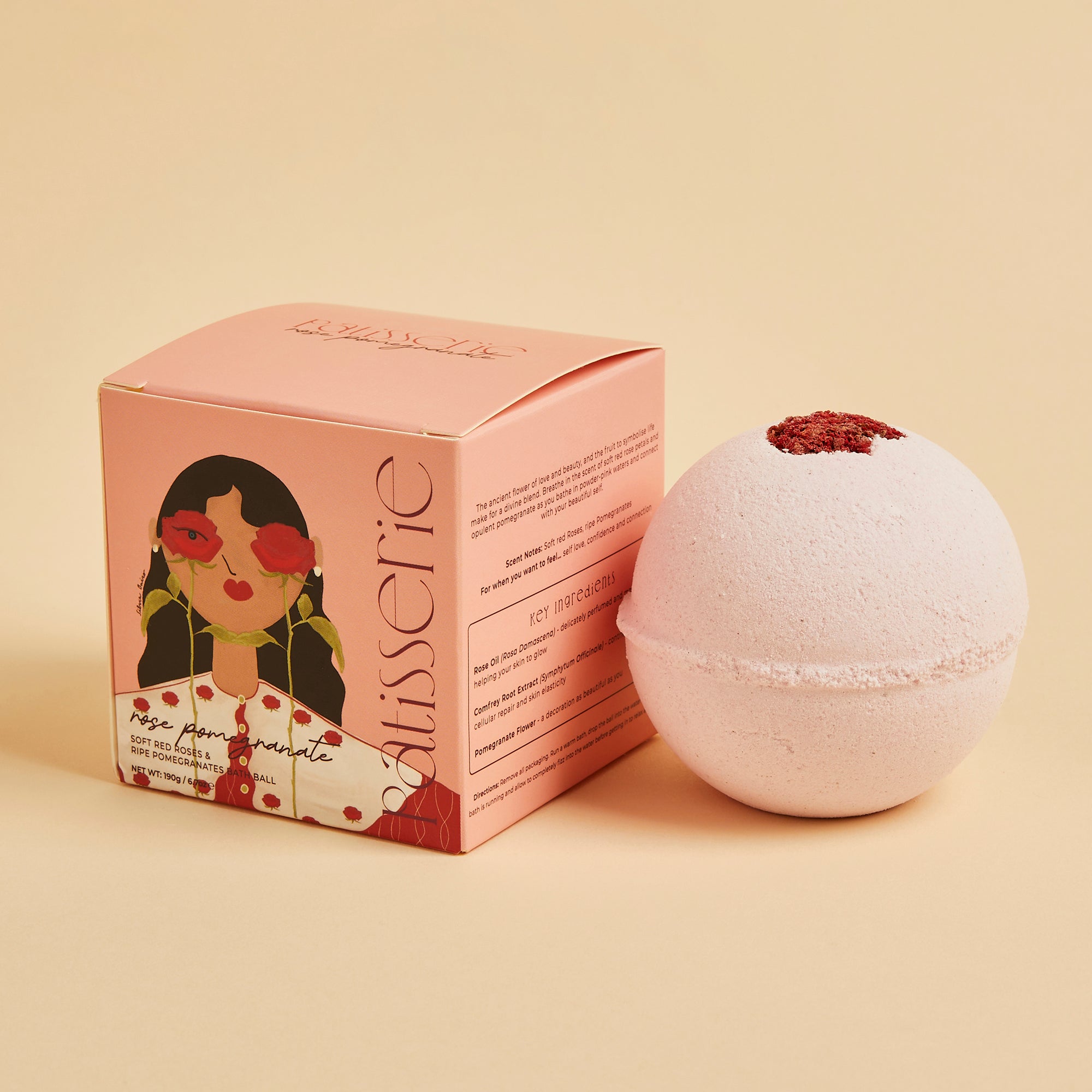 Rose Pomegranate | Bath Ball